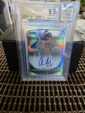 BGS 9.5/10 AARON JUDGE AUTO 2013 Bowman Chrome Refractor NY Yankees RC GEM MINT
