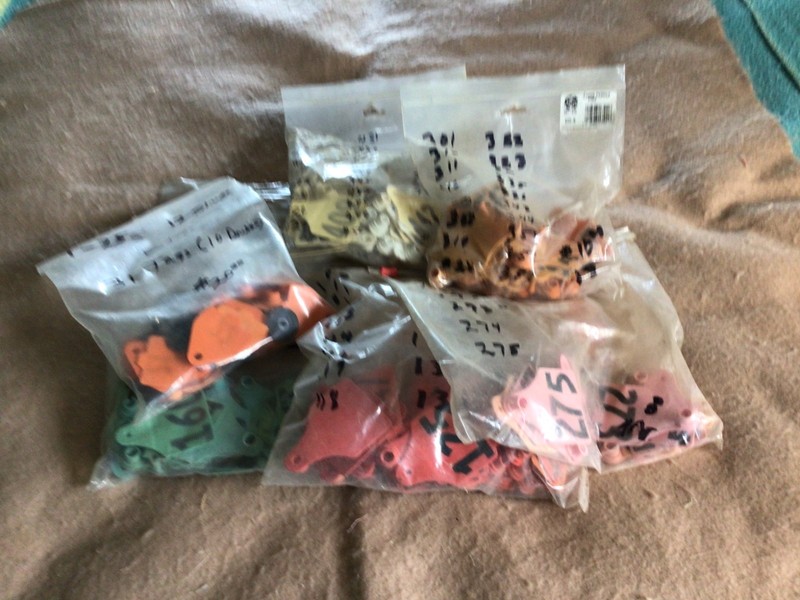 Large Lot of Animal Ear Tags