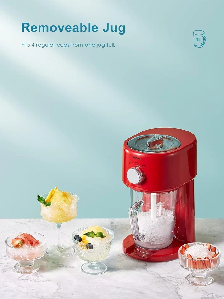 Electric Ice Crusher, Ice Crusher, 3 Operation Modes for Coarse and Fine Ice... - Photo 3/4