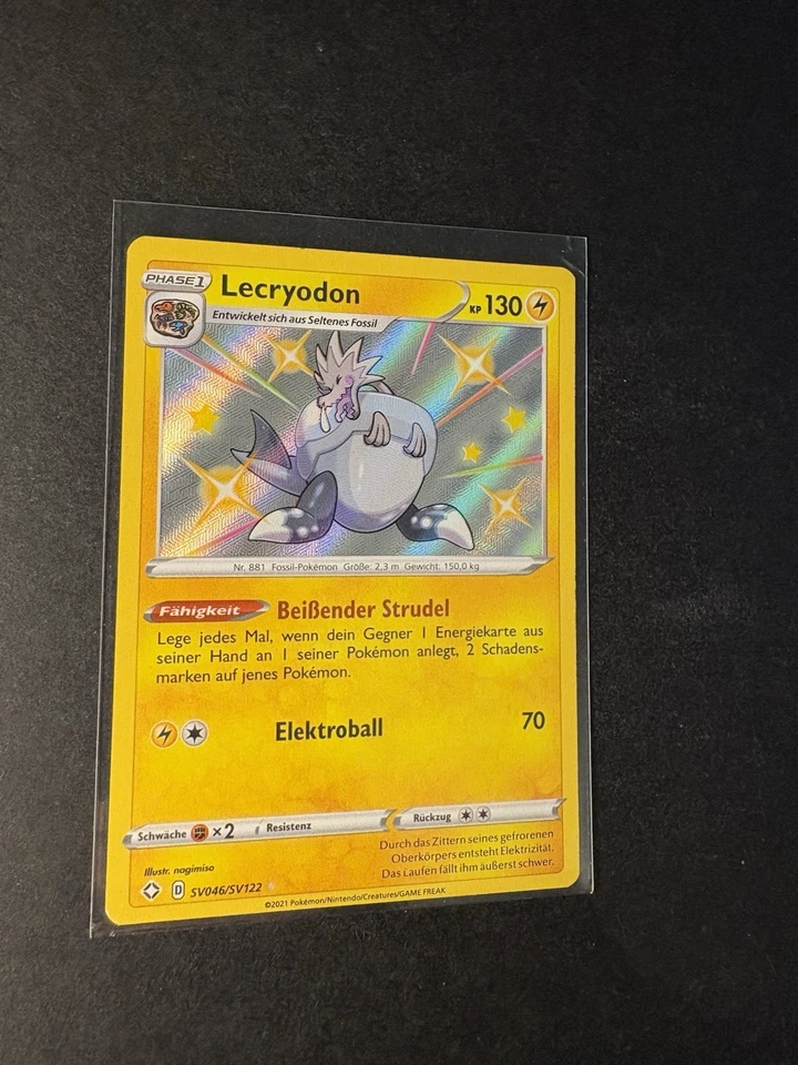 Lecryodon SV046/SV122 Glänzendes Schicksal Deutsch  NM Pokemon - Bild 3 von 4