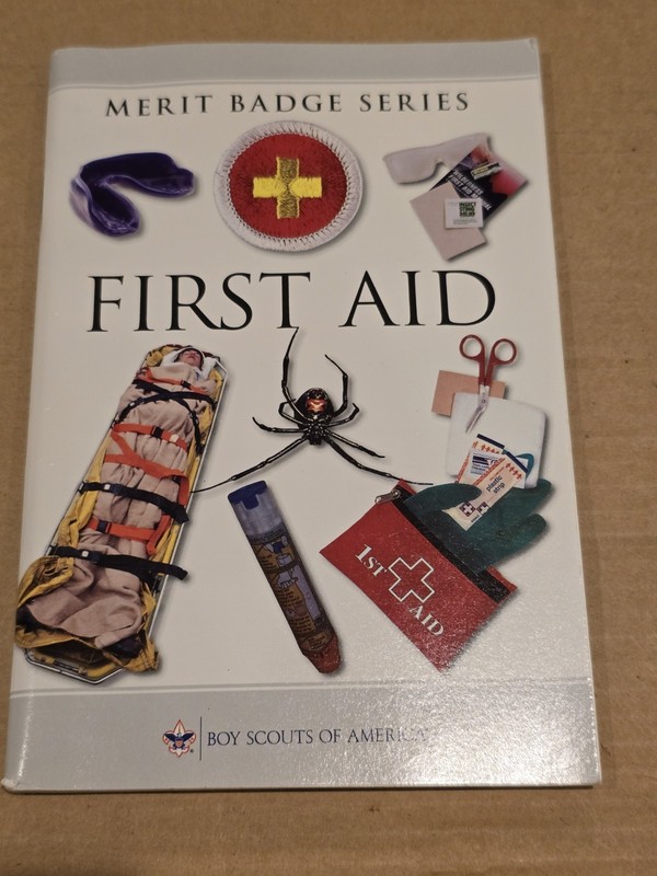 Merit Badge Series First Aid BSA Boy Scouts of America booklet outdoors CPR 2016