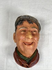 Chalkware Head The Tinker by Legend Products 1984 Made in England Signed