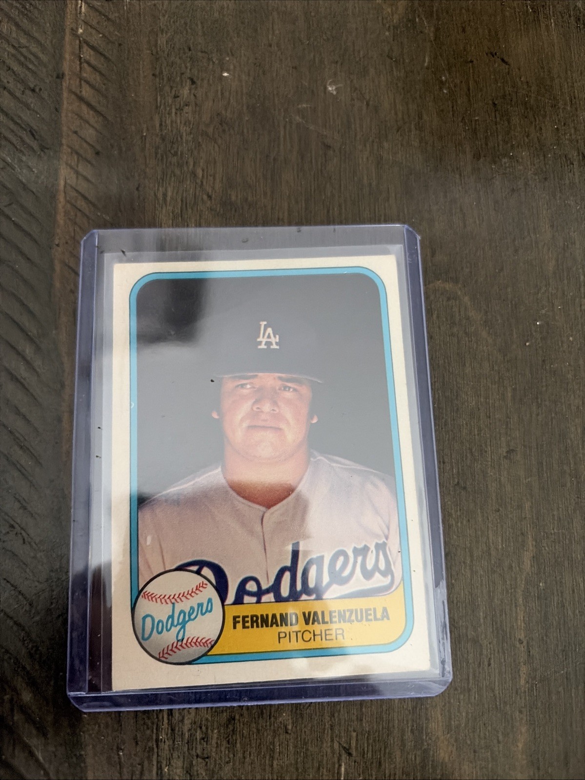 Fernando Valenzuela 1981 Fleer #140 Rookie RC Los Angeles Dodgers EX-NM