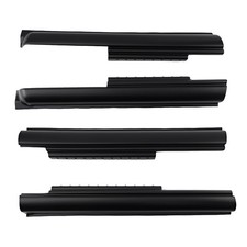 Rocker Panels Guard Sill Covers For Jeep Wrangler Jk 4-door 2007-16 02rpa3953abk