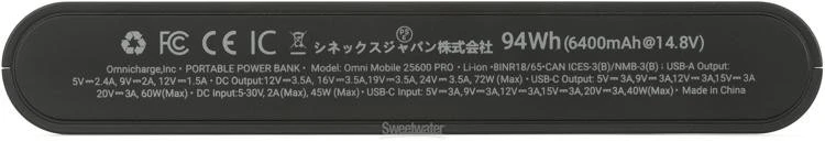 Power Bank Omnicharge Omni Mobile 25600 25.600mAh - Imagem 3 de 4