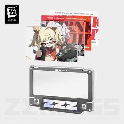 ZZZ miHoYo Zenless Zone Zero Burnice Cinema Acrylic Stand Frame Collection Card