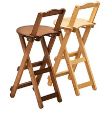 Barhocker Barstuhl Tresenhocker klappbar Bambus Bistrohocker für Küche Bar
