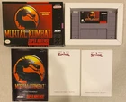 1993 SUPER NINTENDO SNES MORTAL KOMBAT COMPETITION EDITION CIB W/ POSTER TESTED