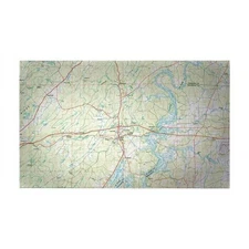 Betsy Drake DM977 18 x 24 in. Logan Martin Lake, AL Nautical Map Door Mat