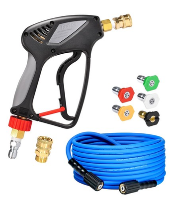 #ad #ad Pressure Washer Hose and Gun Kit 30ft Kink Resistant Power Washer Hose and G... $95.73