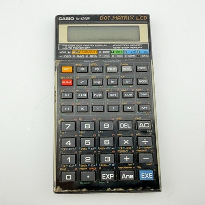 Casio FX-4200P Scientific Calculator Dot Matrix LCD Japan