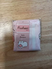 NWT Pusheen The Cat Strawberry Satin Bandana Summer Subscription Box Exclusive