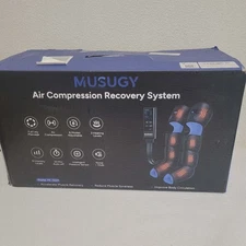 MUSUGY Full Leg Massage Air Compression Recovery System Model FE 7227