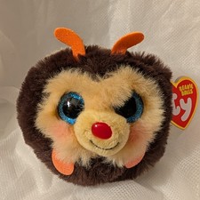 ✨NEW✨2023 Ty Puffies (Beanie Balls)   "ZINGER" the 🐝Bumble Bee (4 inch)   MWMT 