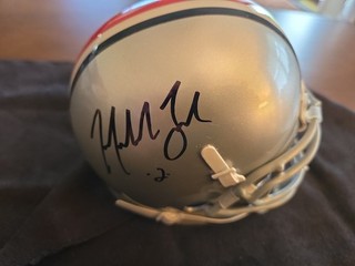 Malcom Jenkins #2 Autographed Ohio State Buckeyes Schutt Mini Helmet W/COA