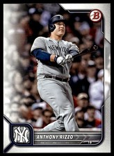 2022 Bowman Anthony Rizzo New York Yankees #76