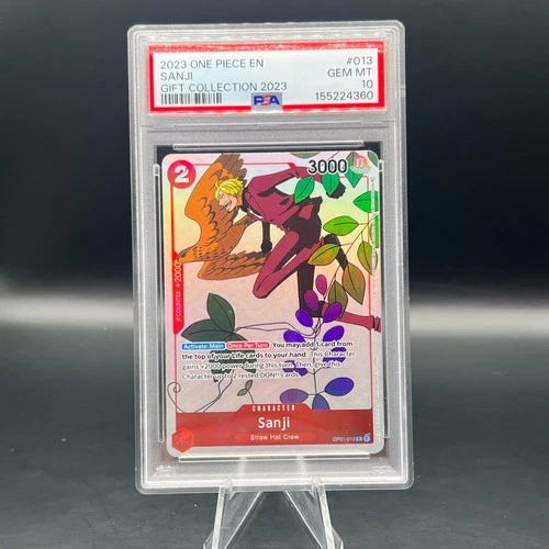 Sanji PSA 10 2023 One Piece Gift Collection OP01-013 English Promo Foil