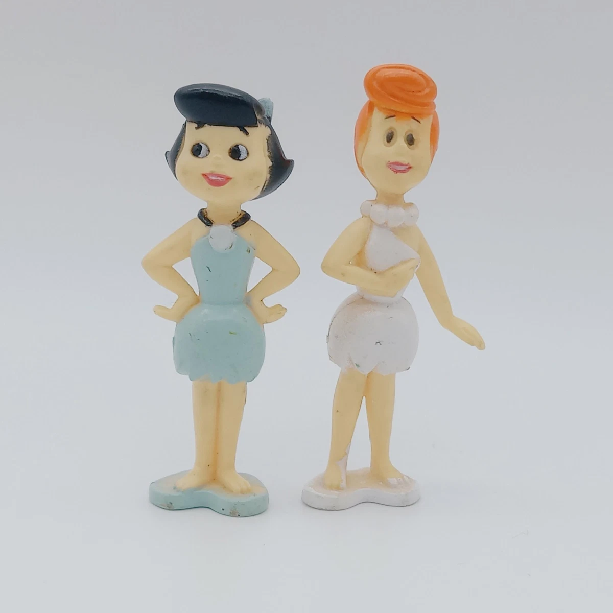 Lot x4 Figures muñecos PVC The Flintstones 1992 official product Hanna Barbera