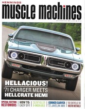 HEMMINGS MUSCLE MACHINES 2020 SEPT - RESTOMODS,72 JAV AMX,68 CHEV. SS, CHARGER