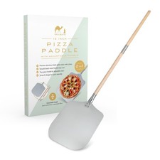 Alloy Pizza Paddle & Adjustable Beech Wood Handle