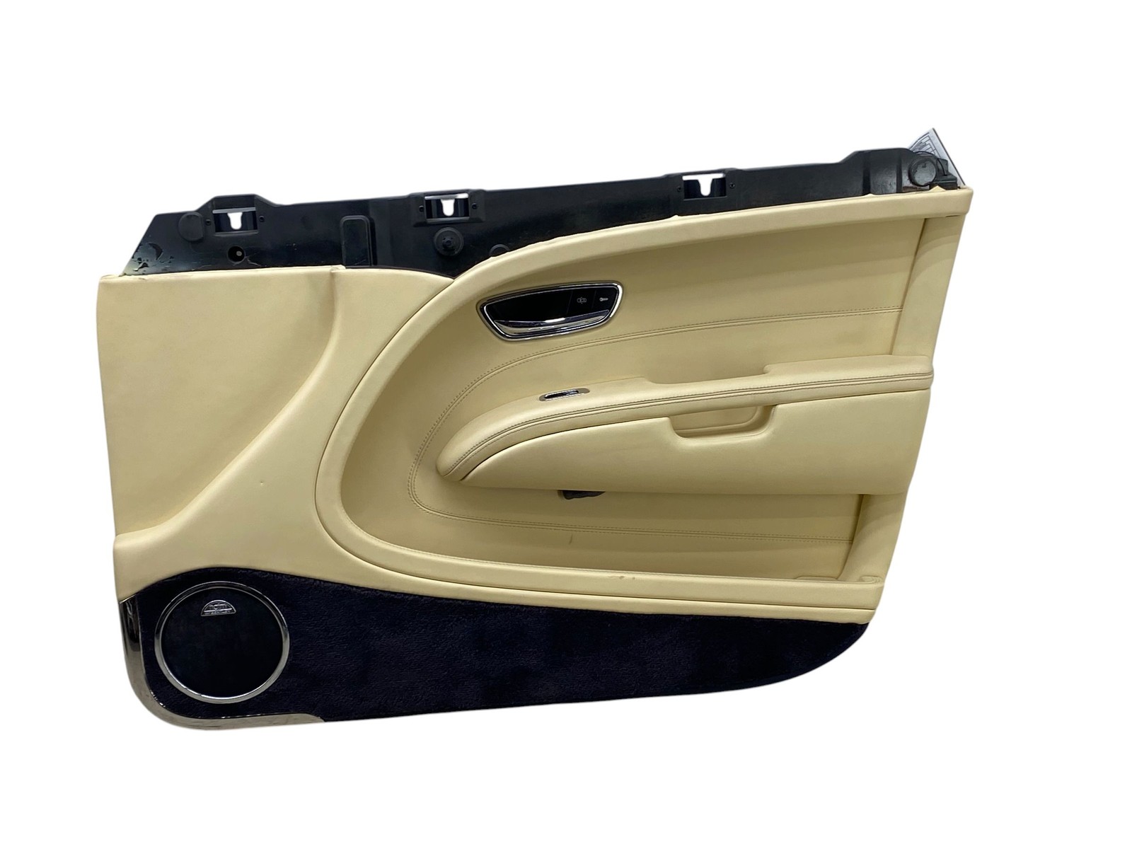 2010-2020 BENTLEY MULSANNE OEM FRONT RIGHT INNER DOOR TRIM PANEL W/ UPPER TRIM
