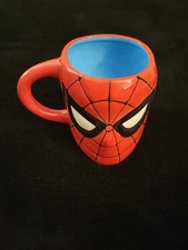 Spider-Man Ceramic Sculpted Mug Cup 20 Oz. Marvel Super Hero Coffee Mug