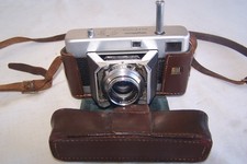vintage Voightlander Vitessa 35mm Film Camera Ultron 1:2/50 Compur Rapid  Case