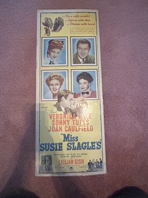 Vintage Movie Poster Insert  Miss Susie Slagle s  1946 Veronica Lake