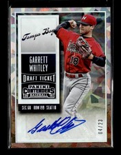 2015 Panini Contenders #3 Garrett Whitley Draft Ticket Auto Cracked Ice #/23