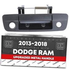 Tailgate Handle Latch, Upgraded Metal - Compatible with 2013-2018 Dodge Ram
