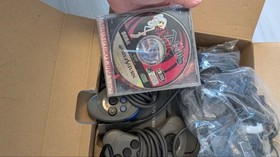 Sega Saturn HST-0004 Console 2 Controllers Knights Game Tested Japan