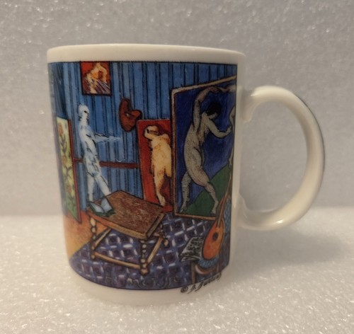 Starbucks Coffee Cup Mug Chaleur Masters D Burrows Matisse Artist Studio Models - Picture 2 of 9