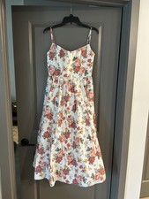 House of CB ‘Lolita’ Italian Rose Print Cotton Corset Sundress Size Large