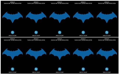 🔥 BATMAN #1 (PREO9/3,JIMENEZ) BLIND AS A BAT FOIL BLIND BAG VARIANT LOT OF 10