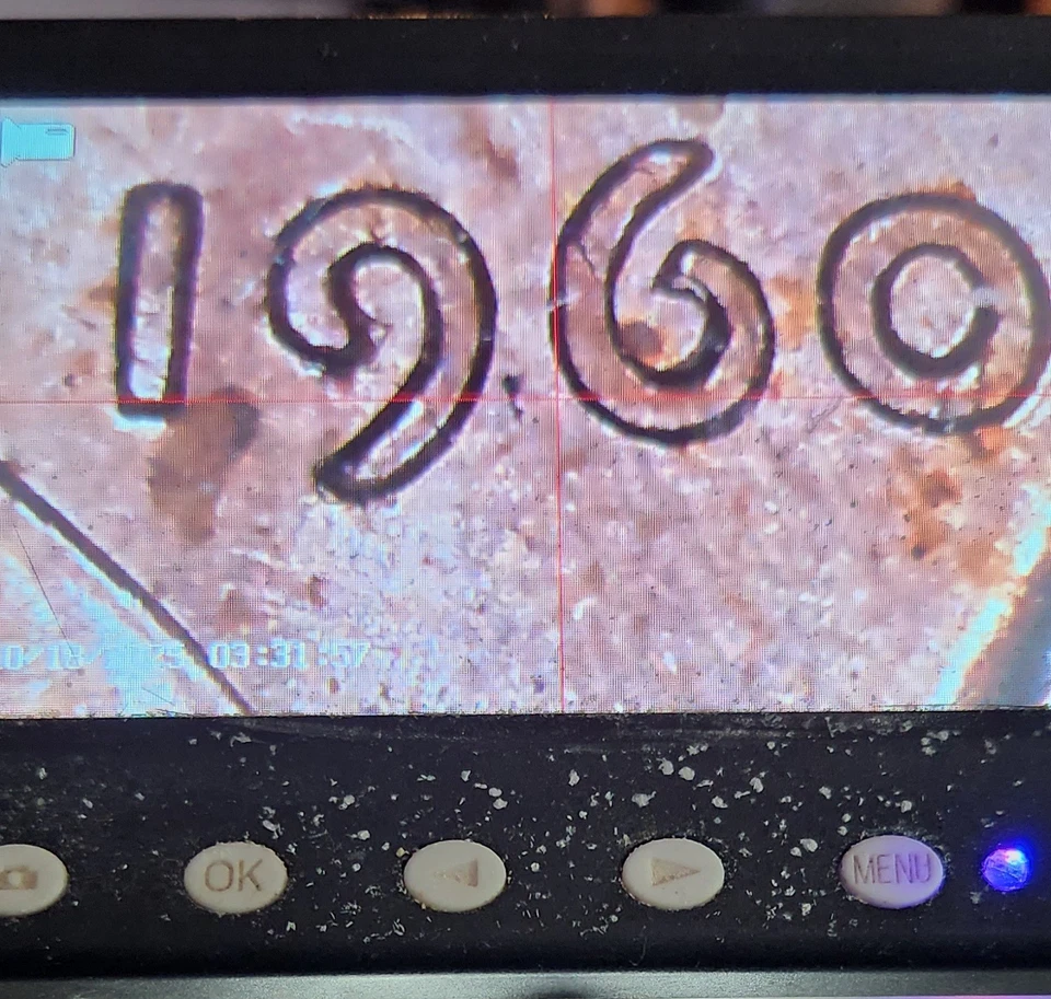 1960 P Lincoln Memorial Cent BU/RD/Small Over Large Date DDO - Image 3 of 4