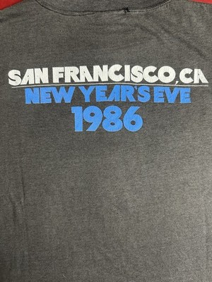 Vintage Metallica Shirt New Years Eve 1986 Extremely RARE Megadeth Slayer