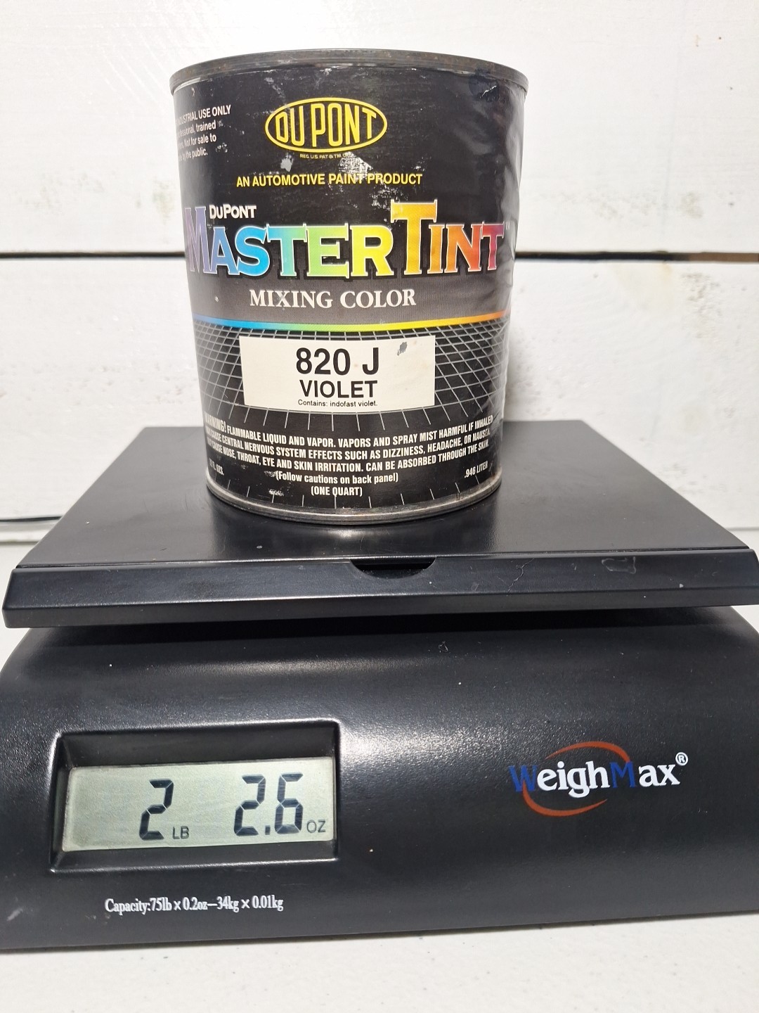 Dupont (Axalta Cromax) Master Tint 820 J Violet Automotive Mixing Color