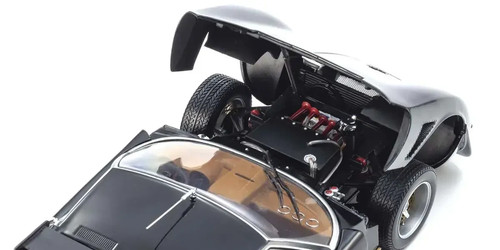 KYOSHO 1/18 LAMBORGHINI MIURA SVR (BLACK) DIECAST MODEL CAR - Picture 8 of 10
