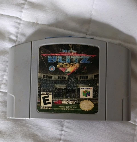 NFL Blitz 2001 Nintendo 64 N64 Authentic Cartridge Tested and Working Game Only