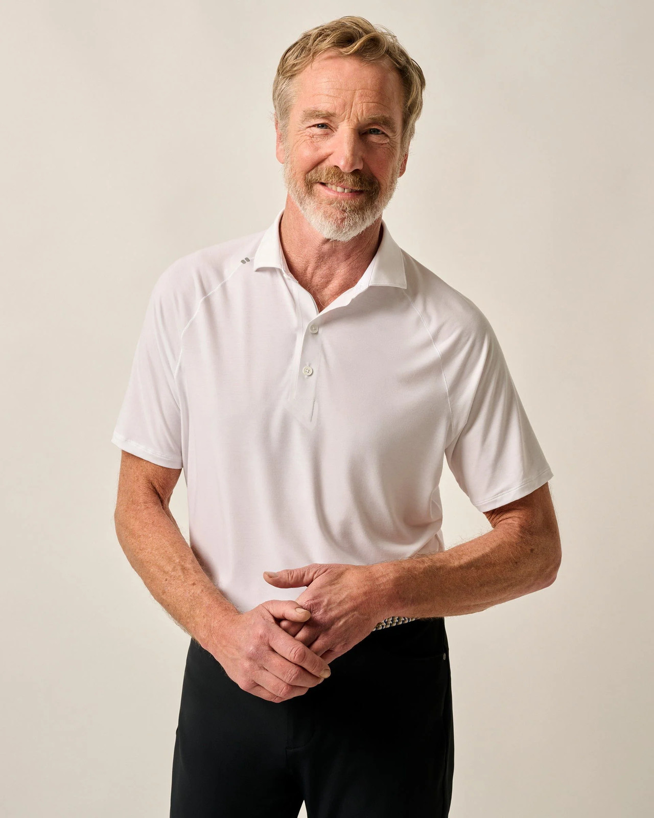 Johnnie-O Dri-Release Performance Polo - Callan White Size M 10990₽