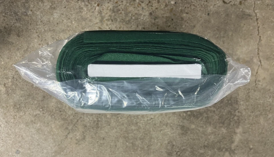 10 yardas de tela de fieltro clásica - verde cazador - 72" de ancho - vendido por el perno Foto 2 de 4