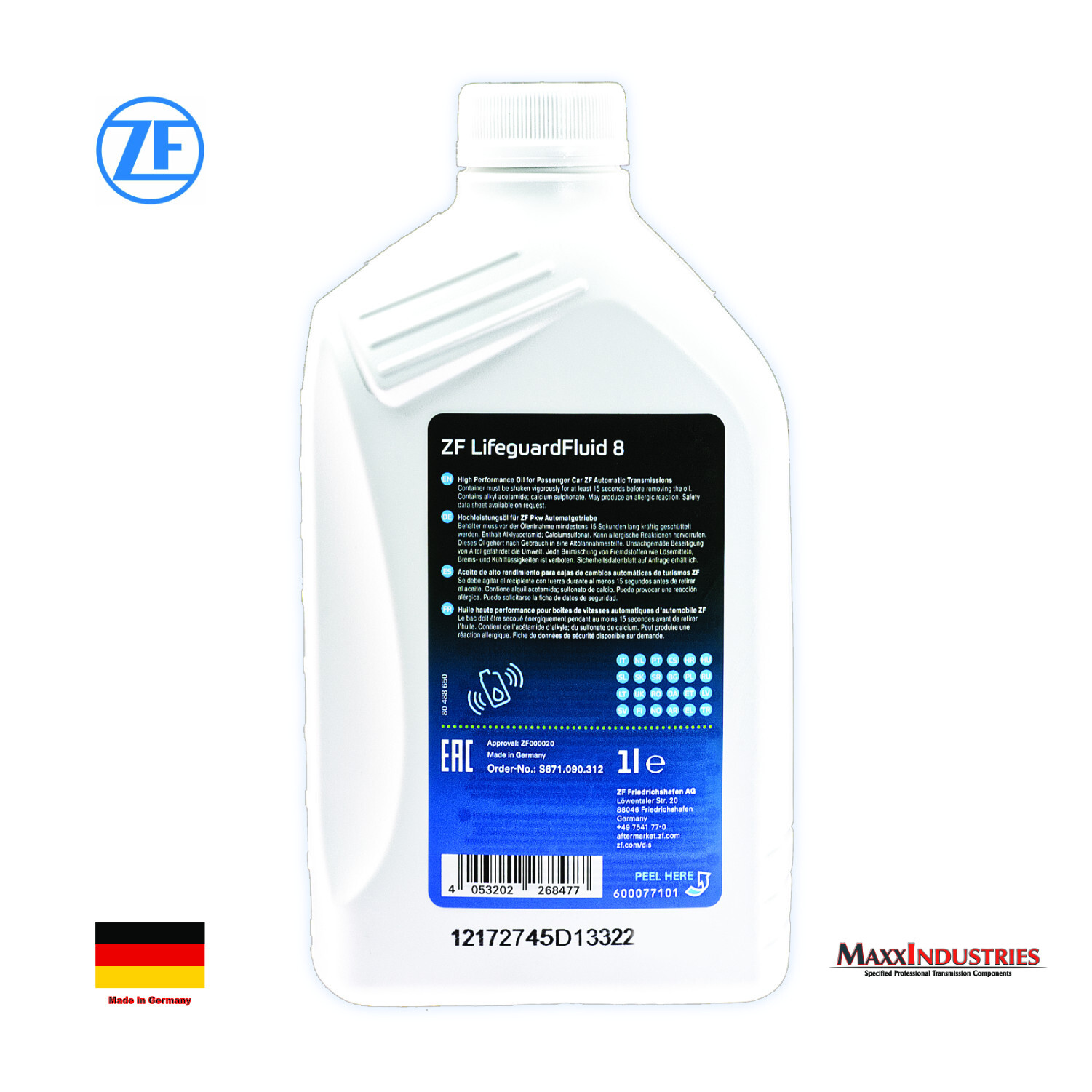 fits BMW Audi VW 8speed Transmission Pan Filter Kit + 6Liters ZF8