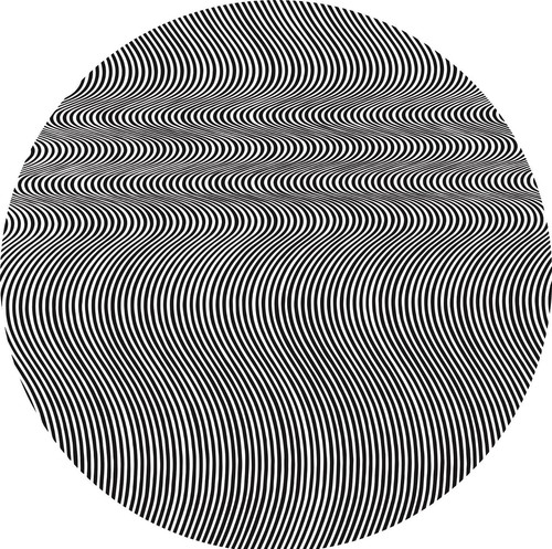 BUBBLE VISION 6 inch wavy line wheel for optikinetics projector solar 250,575 - Afbeelding 6 van 6