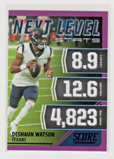 DESHAUN WATSON 2021 Score NEXT LEVEL STATS PURPLE #NL8 HOUSTON TEXANS