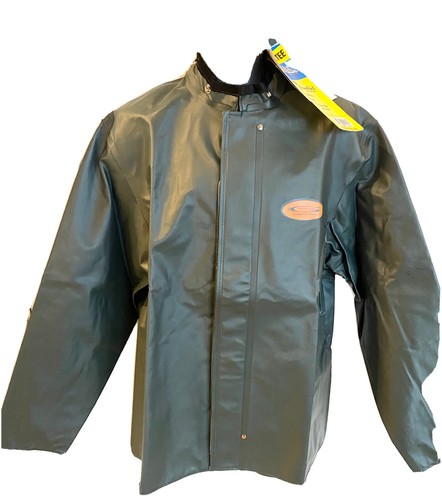 Grundens Commercial Fishing Clipper Jacket Model 81 Green NOS NEW Small $110 - Picture 1 of 8