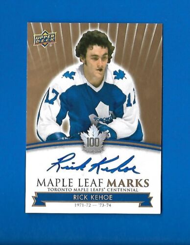 2017-18 TORONTO MAPLE LEAFS CENTENNIAL LEAF MARKS AUTOGRAPH & AKA CARD SEE LIST - Picture 45 of 91