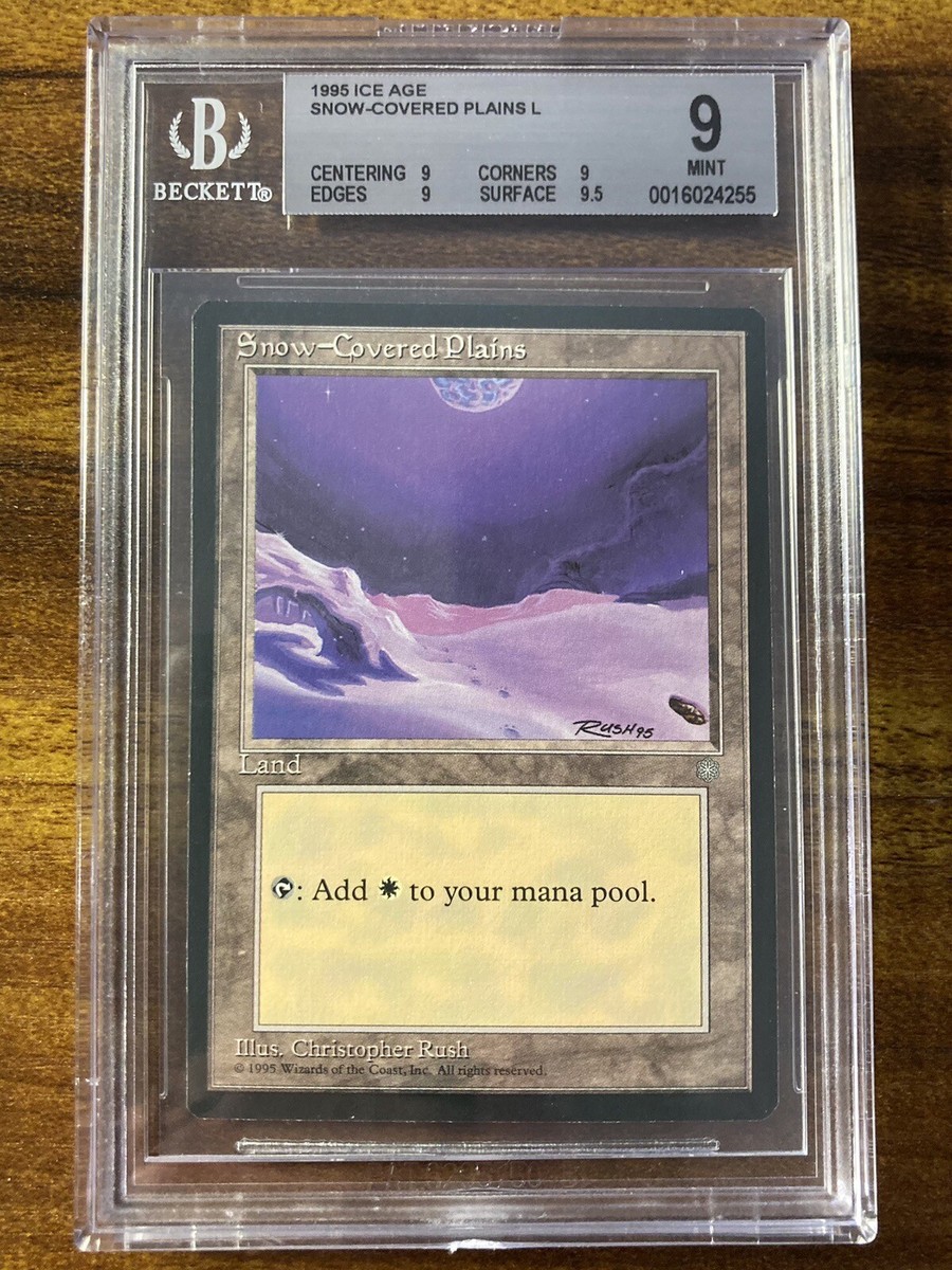 MTG✨Ice Age SNOW-COVERED LANDS SET✨Ice Age BGS 9 MINT MTG✨Ice Age SNOW-COVERED LANDS SET✨Ice Age BGS 9 MINT