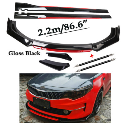 Front Bumper Lip Spoiler Splitter Body Side Skirt For Kia Optima Body Kit P
