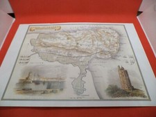 ramsgate broad ISLE OF THANET new art print repro ANTIQUE COUNTY MAP moule 1800s