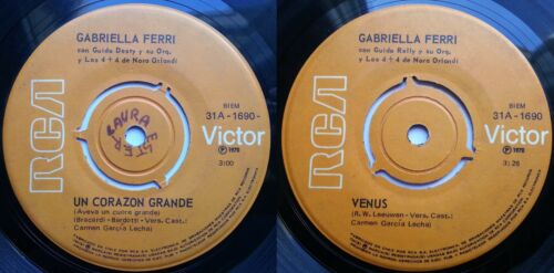 GABRIELLA FERRI THE SHOCKING BLUE VENUS (IN SPANISH!!) 1970 CHILEAN PRESS ONLY!! - Bild 1 von 9